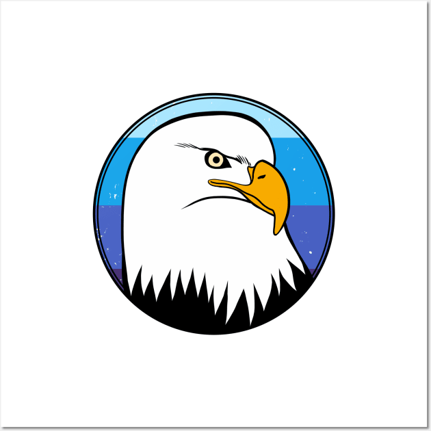 Bald eagle Wall Art by Kuchinska design